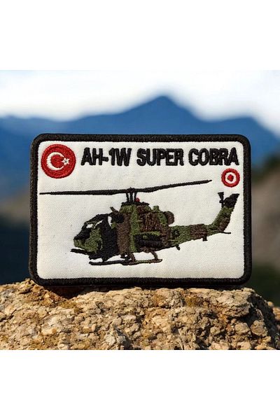 Ex Patch Ah-1w Patch de broderie elicopter Super Cobra 10 X 7 Cm