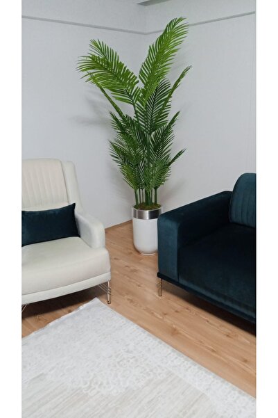 İremÇiçekçilik Yapay Çiçek Uygula Yapay Ağaç Salon Çiçeği 210 Cm 18 Yaprak