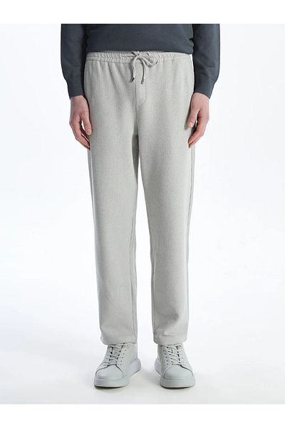 LC Waikiki Ανδρικό παντελόνι LCW Vision Grey Standard Fit