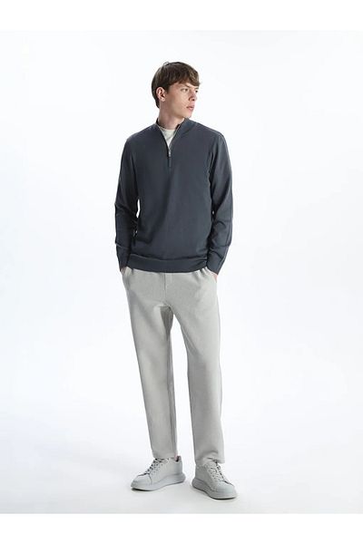 LC Waikiki Ανδρικό παντελόνι LCW Vision Grey Standard Fit