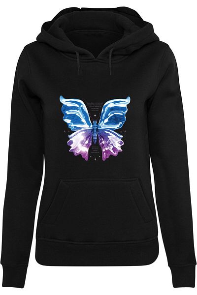 Mister Tee Damen Chromed Butterfly Hoody