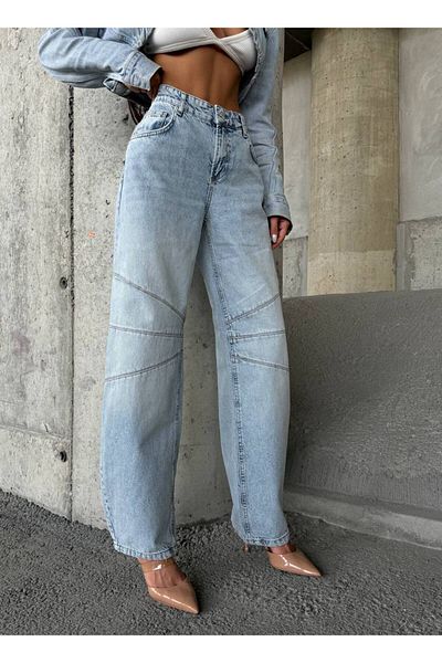 DENİKK ΤΡΕΝΔΙΑ ΕΙΚΟΝΙΚΟ ΣΧΕΔΙΟ BAGGY JEAN ΤΖΙΝ ΠΑΝΤΕΛΟΝΙ