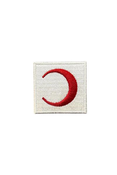 Ex Patch Patch Broderie Logo Groundwork Roșu 5 X 5 Cm