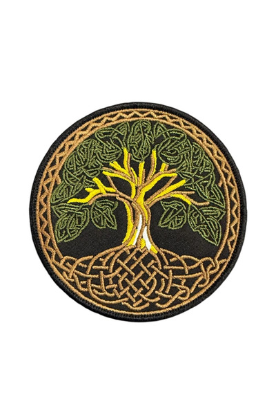 Ex Patch Hayat Yaşam Ağacı Nakış Patch 9 Cm