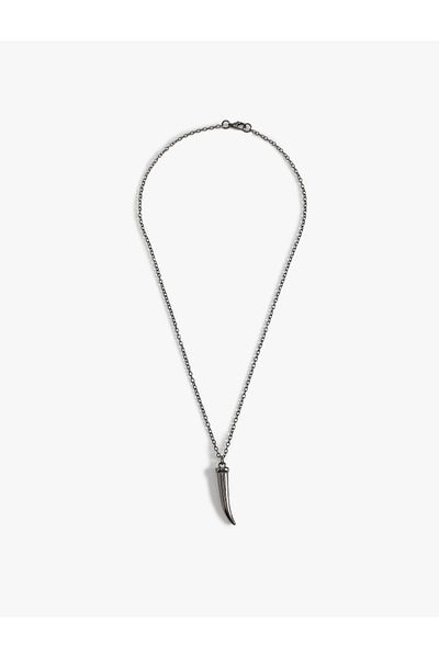 Koton Metal Charm Detailed Chain Necklace - Dangle