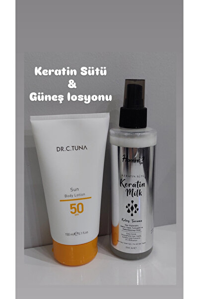 hommlife Keratin Sütü Sprey 150 ml Güneş Kremi Hediyeli
