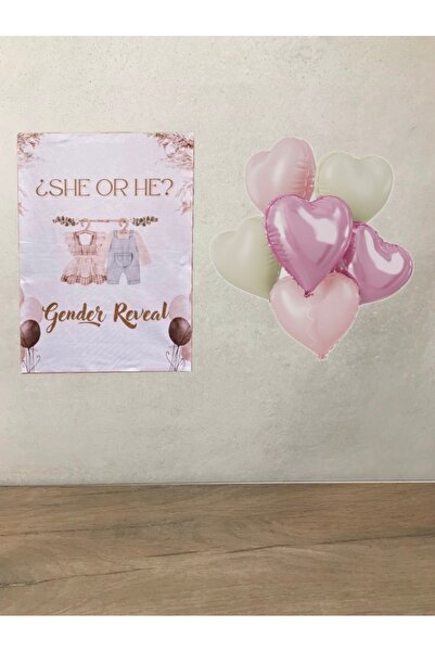 aloha concept Cinsiyet Partisi Kız mı Erkek mi Pankartı