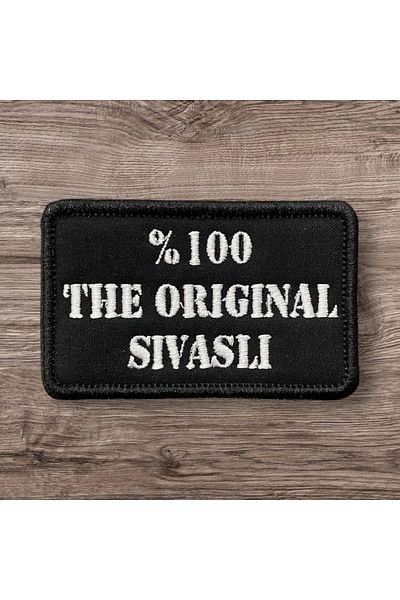 Ex Patch Patch de broderie scrisă Sivaslı originală 8 X 5 Cm