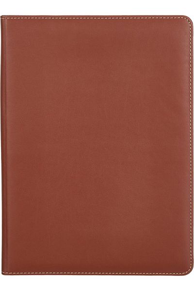 STOREMAX Mu-Artshop 501-8 Secretary's Desk/Secretary's Table/Secretary's Notepad A4 Faux Leather Notepad File, Tan,