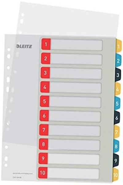 STOREMAX Jvnnshop Cozy 1-10 Printable Separator Pp 646268