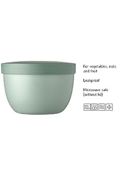 STOREMAX Sellbuystore Snackpot Ellipse Nordic Blue – 350 ml Practical Container for Food Storage and Transportation –