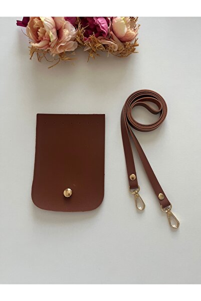 Knitted phone bag hanger cover set
