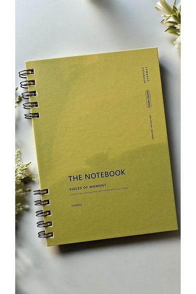 STOREMAX Bystoreby Promotion Spiral 80 Sheets A5 Notebook with Dots, Notepad, School Notebook, 4 Different Colors