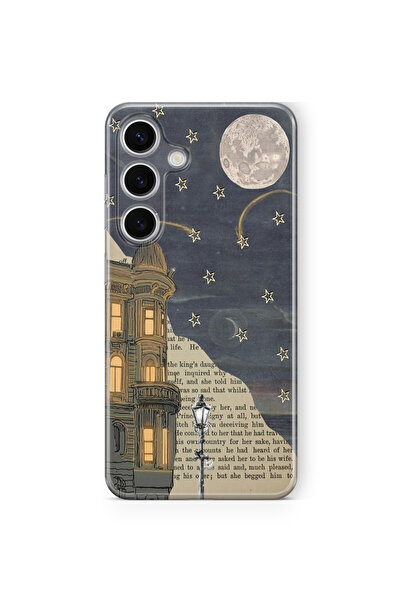 Multitronic Samsung Galaxy M34 5G Uyumlu Lonely Nights Tasarım Baskılı Şeffaf...