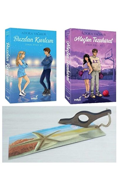 İndigo Kitap Ateşten Tezahurat / Buzdan Kıvılcım Ciltsiz 2 Kitap Okuma Yüzüğü...