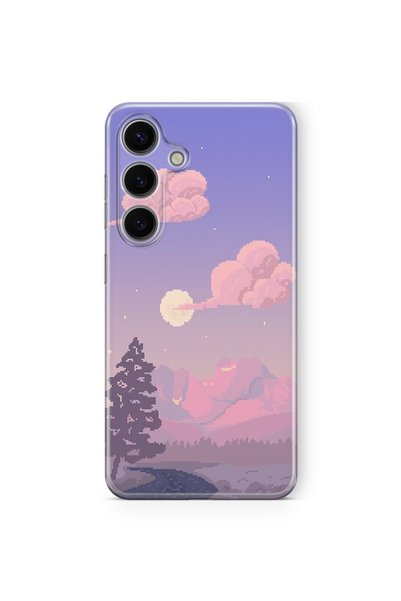 Multitronic Samsung Galaxy S23 Compatible Pixel Art Design Printed Transparen...