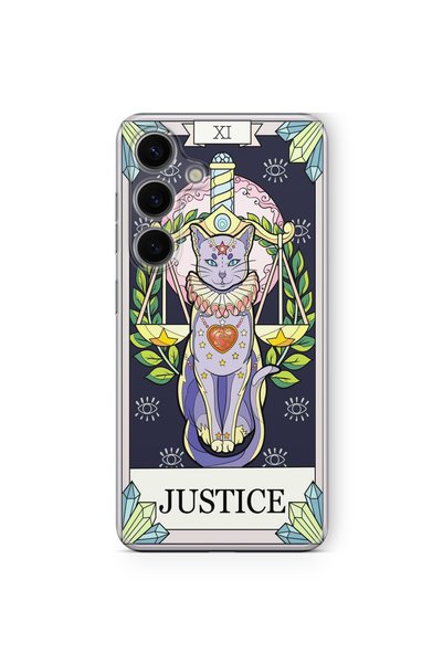 Multitronic Samsung Galaxy S23 Fe Compatible Justice Design Printed Transpare...