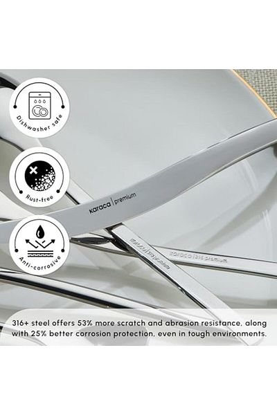 STOREMAX Dora 84 Piece 316 Premium Fork Spoon Knife Boxed Star Buy Bz 1087243