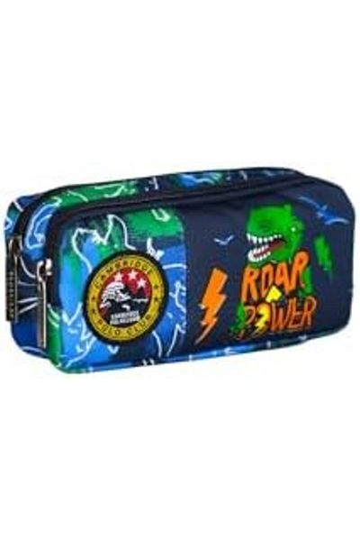 STOREMAX Mu-Artshop Polo Club Dinosaur Boy Double Compartment Pen Holder Tnca 871301