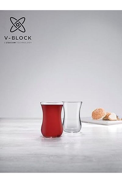 STOREMAX Ntwork Üsküdar Optical Anti-Microbial Coated Tea Cup - 12 Pcs Art 1087243