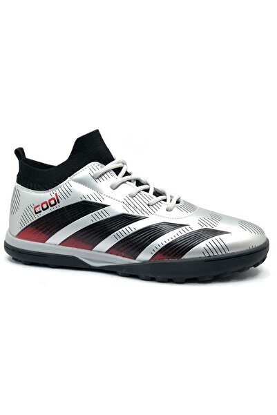 Kids Club Shoes Cool Neymar Çoraplı Çocuk Halısaha Ayakkabısı GRİ