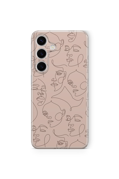 Multitronic Samsung Galaxy S23 Fe Compatible Line Art Design Printed Transpar...