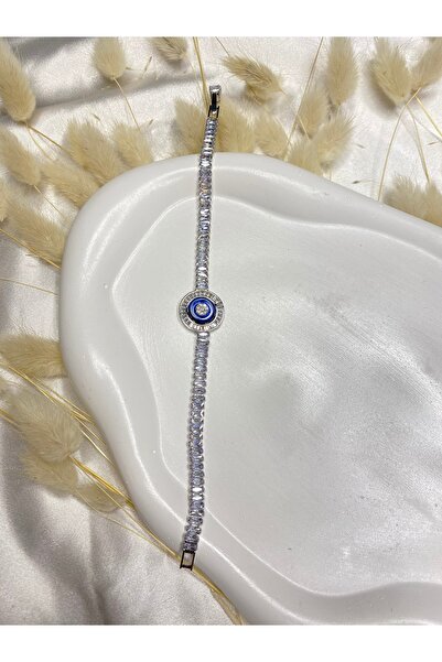 Çelik Lydiam : Nazar boncuklu su yolu bileklik