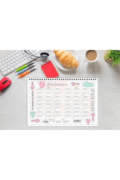STOREMAX Muartshop Planner 2025 Calendar A4 Size 53 Weekly Planner Bulletin 21X29,7 cm 871301