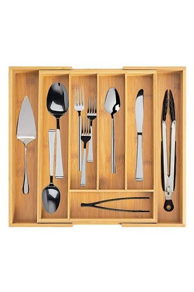 BALSA Bamboo Drawer Spoon Holder Glrshop