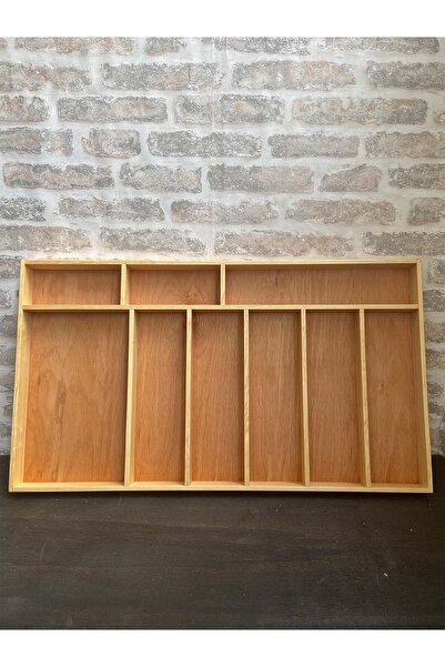 ayfiwood 80x45 Cm Ayfiwood Ahşap Kaşıklık Çekmece İçi Kepçe Maşa Ve Servis Ge...
