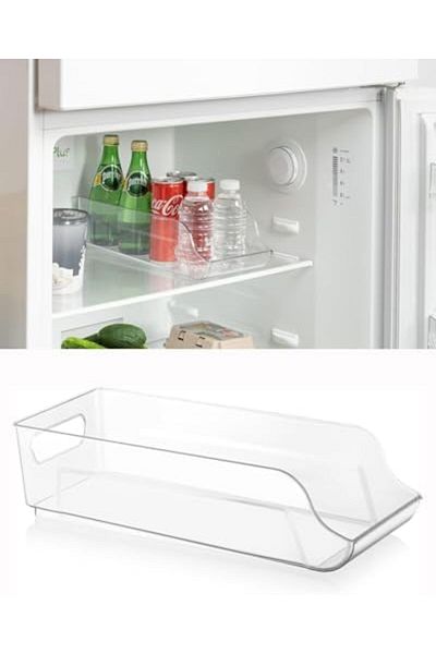 STOREMAX Organize Your Kitchen and Refrigerator with Mu-Artshop Transparent and Stylish Acrylic Drink Organizer