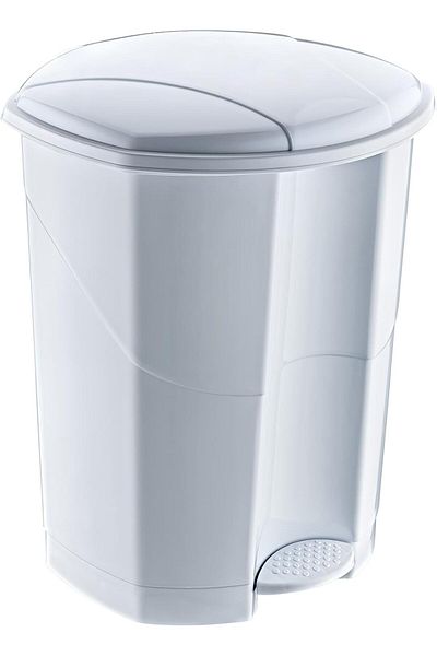 STOREMAX Mu-Artshop 18 Lt Pedal Trash Can (10191) Metallic Gray Tnca 871301