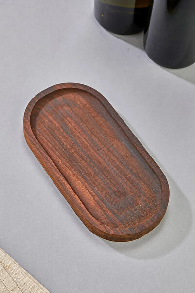 Milena Life Doğal Ahşap Yağdanlık Altı Sunum Tabağı – Amber Renk, Orijinal Ka...