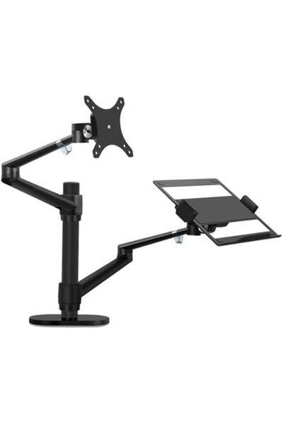 STOREMAX Std7090B 10"-27" Notebook Stand and Shock Absorber Free Vesa Monitor Holder Arm Black