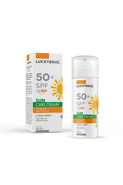 LUCKY SOUL Sunscreen (Oily Skin) 100 ml - High Protection 50+ Spf