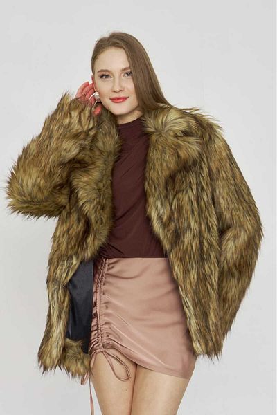 Redpoint Jackets Gold Feather Faux