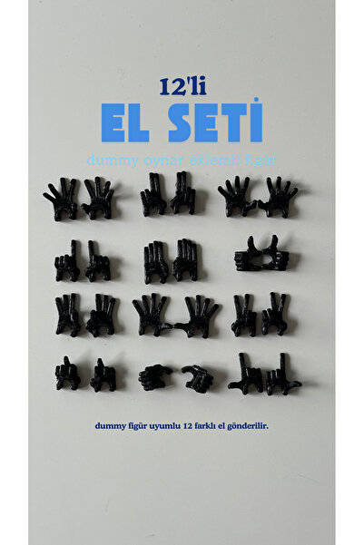 Loopify Lucky 13 Aksiyon Figürü Robot Oyuncak 13cm El Seti Aksesuarı - Yalnız...