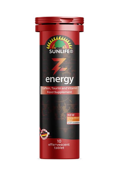 Sunlife Z Energy - Caffeine, Taurine and Vitamin Food Supplement