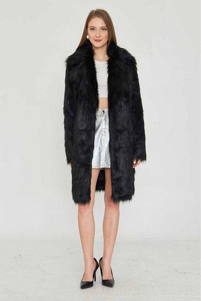 Redpoint Jackets Long Furry Faux Fur Coat