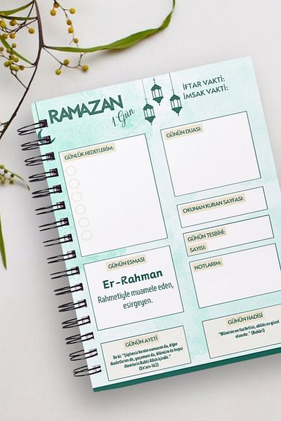 Craft Ramadan Planner, Ramadan Agenda, Σκληρό Κάλυμμα, Χοντρό Χαρτί