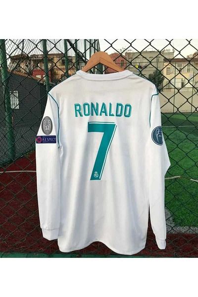 Legent Lady Ronaldo Re.Almad.Rid Long Sleeve White Jersey