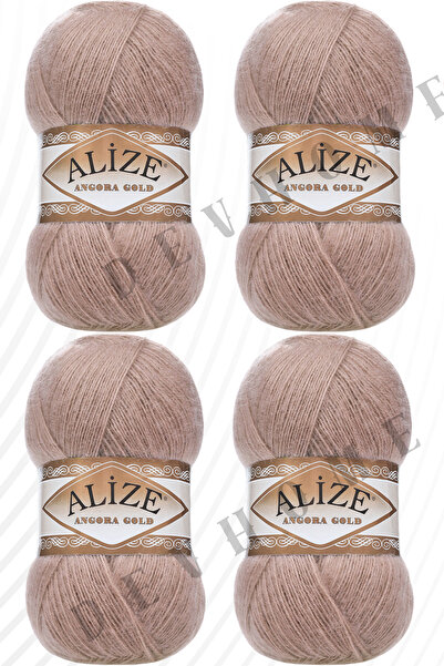 devhome Alize Angora Gold Ață de tricotat manuală Ață de lână pentru vestă 4 bucăți Ață de lână acrilică