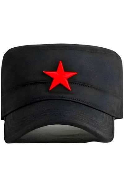Trenderrs Унисекс шапка Castro Red Star с регулируем гръб
