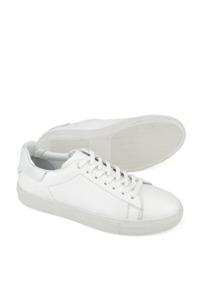 Ziya Ανδρικό λευκό γνήσιο δερμάτινο αθλητικό παπούτσια - 1511026ZF7