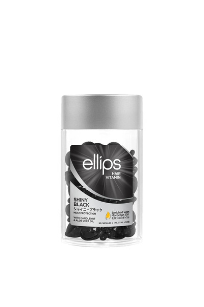 Ellips hair vitamin SHINY BLACK