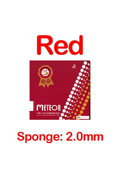 Choice Red Original Meteor 575 Table Tennis Rubber Fast Attack Offensive Speed Pips-out Ping Pong Sponge