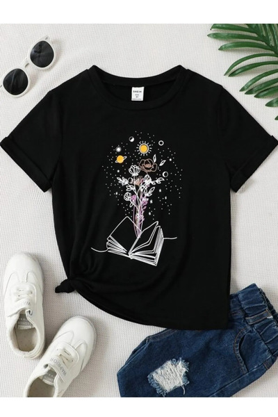 Wish BF Γυναικείο μπλουζάκι Floral Book