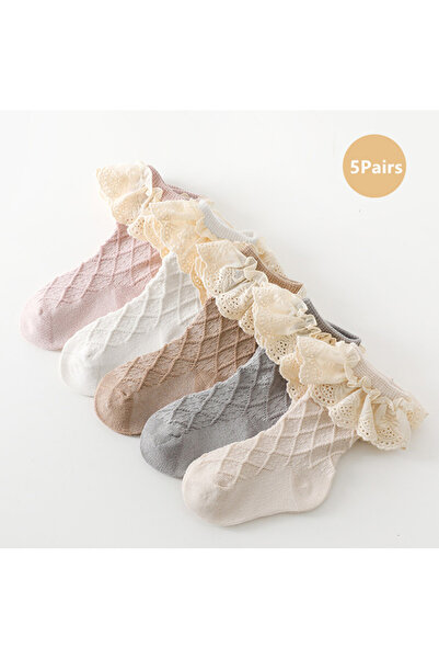 Choice 1-3Years(M) 5Pairs 5Pairs/Lot Spring Autumn Baby Girls Socks Newborn Infant Kids Cute Socks Toddler