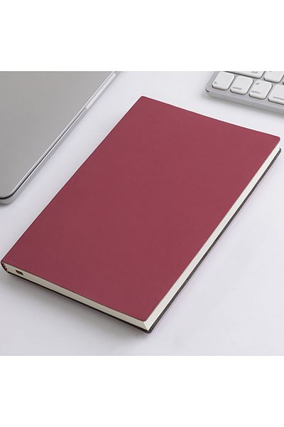 Choice A5 Wine Red A5 Soft Leather Notebook With 120 Inner Pages, Waterproof Cover And Comfortable Touch