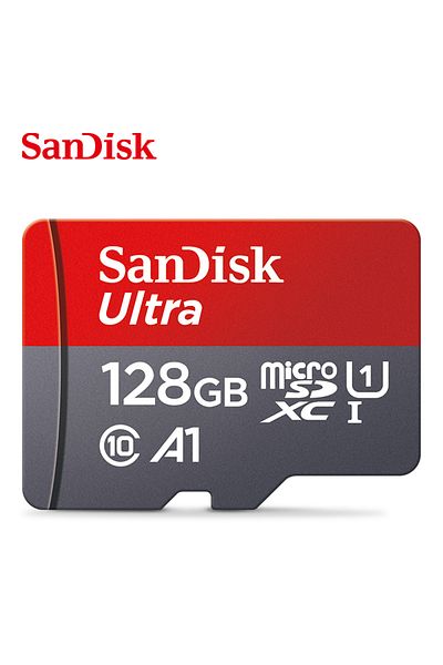 SanDisk بطاقة ذاكرة Micro SD Ultra بسعة 128 جيجابايت و128 جيجابايت و32 جيجابايت و64 جيجابايت و256 جيجابايت و512 جيجابايت وبطاقة ذاكرة A1 Micro SD وبطاقة فلاش Tf من فئة بطاقات الذاكرة